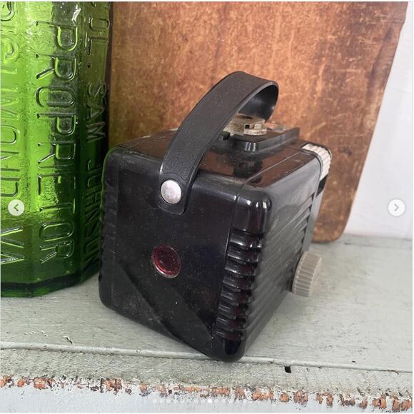 Vintage Kodak Hawkeye Brownie Flash Model Camera Brown Leather Case UNTESTED - Picture 5 of 10